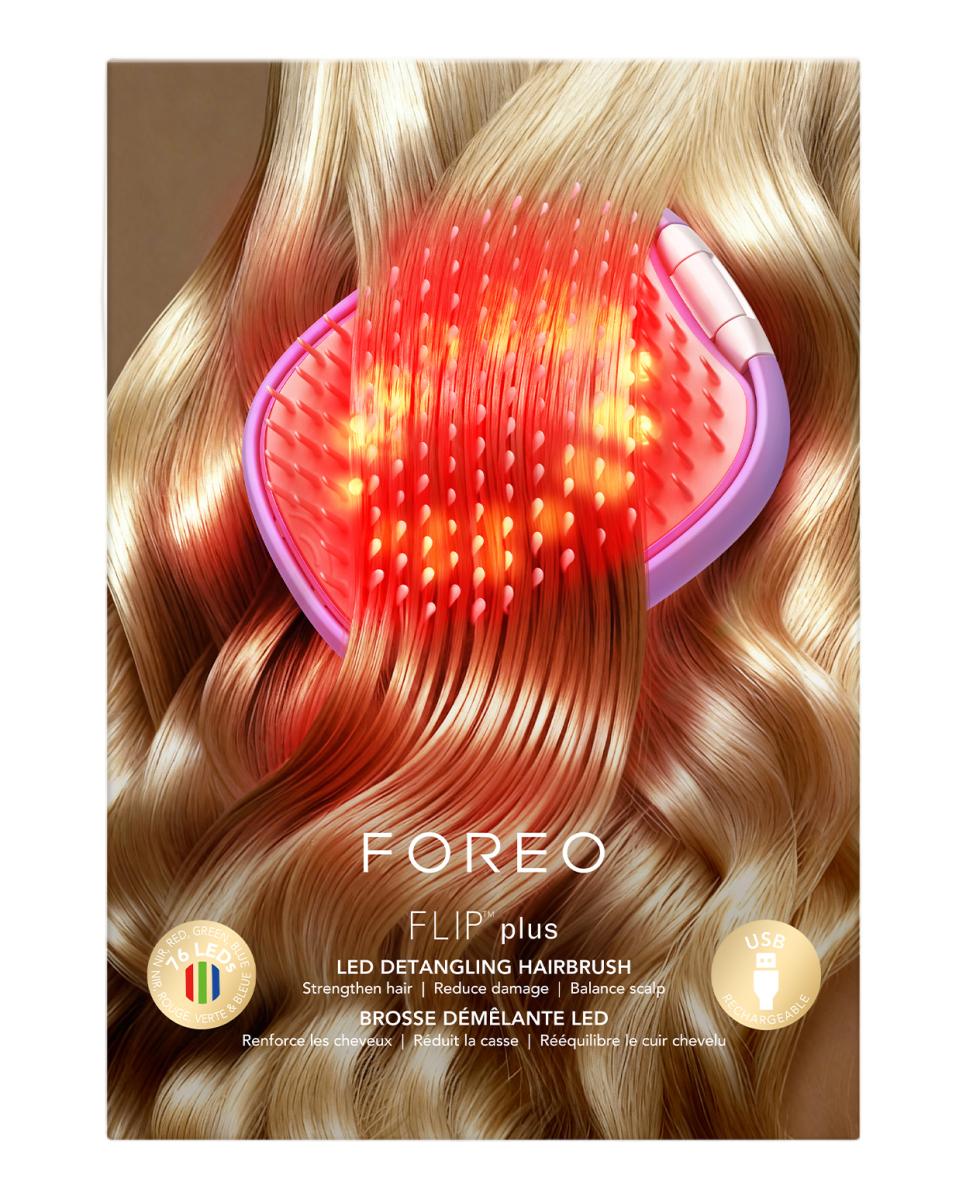 Flip Plus Led Detangling Hairbrush Cepillo de Pelo - Lila Lila-2