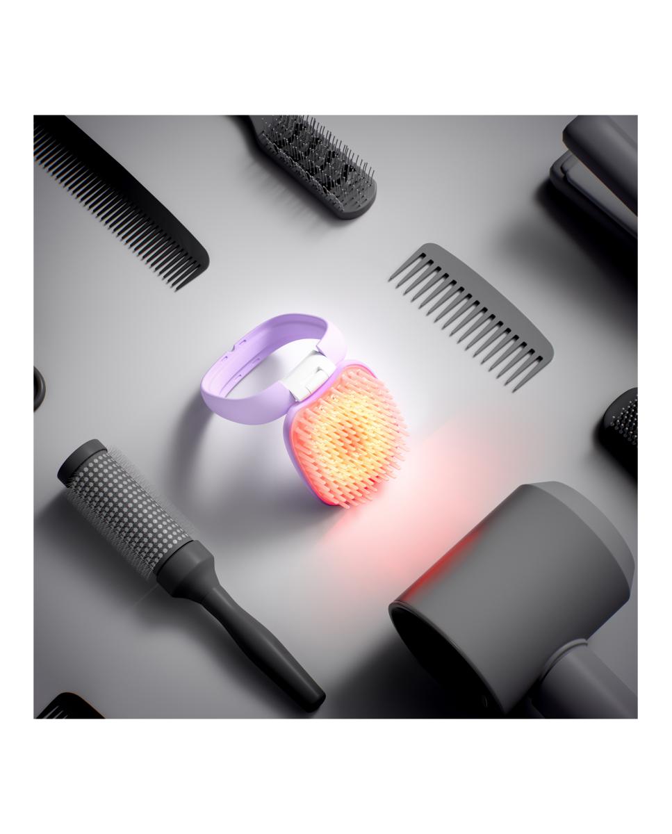 Flip Plus Led Detangling Hairbrush Cepillo de Pelo - Lila Lila-4