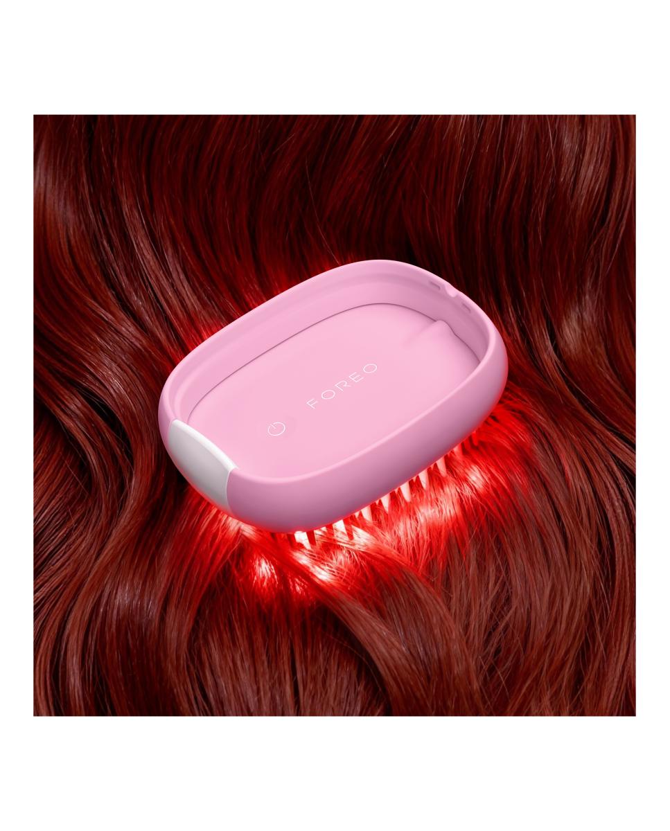 Flip Led Detangling Hairbrush Pearl Pink - Rosa Rosa-4