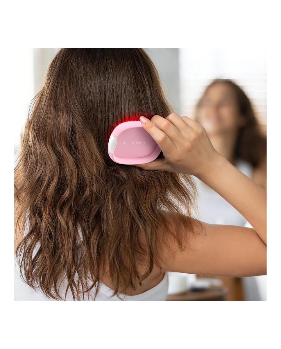 Flip Led Detangling Hairbrush Pearl Pink - Rosa Rosa-5