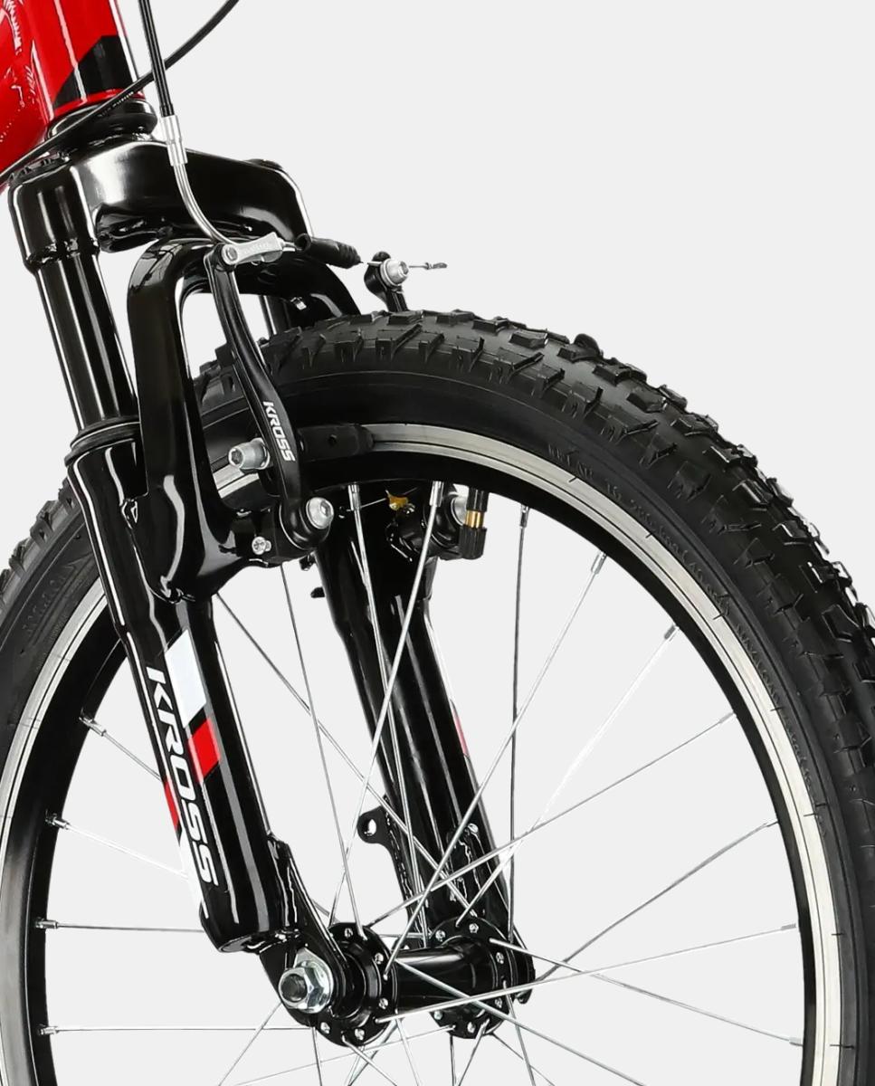 Imagen 2 de Bicicleta de infantil Level Mini 2.0 Kross - Amarillo / Negro Rojo / Negro