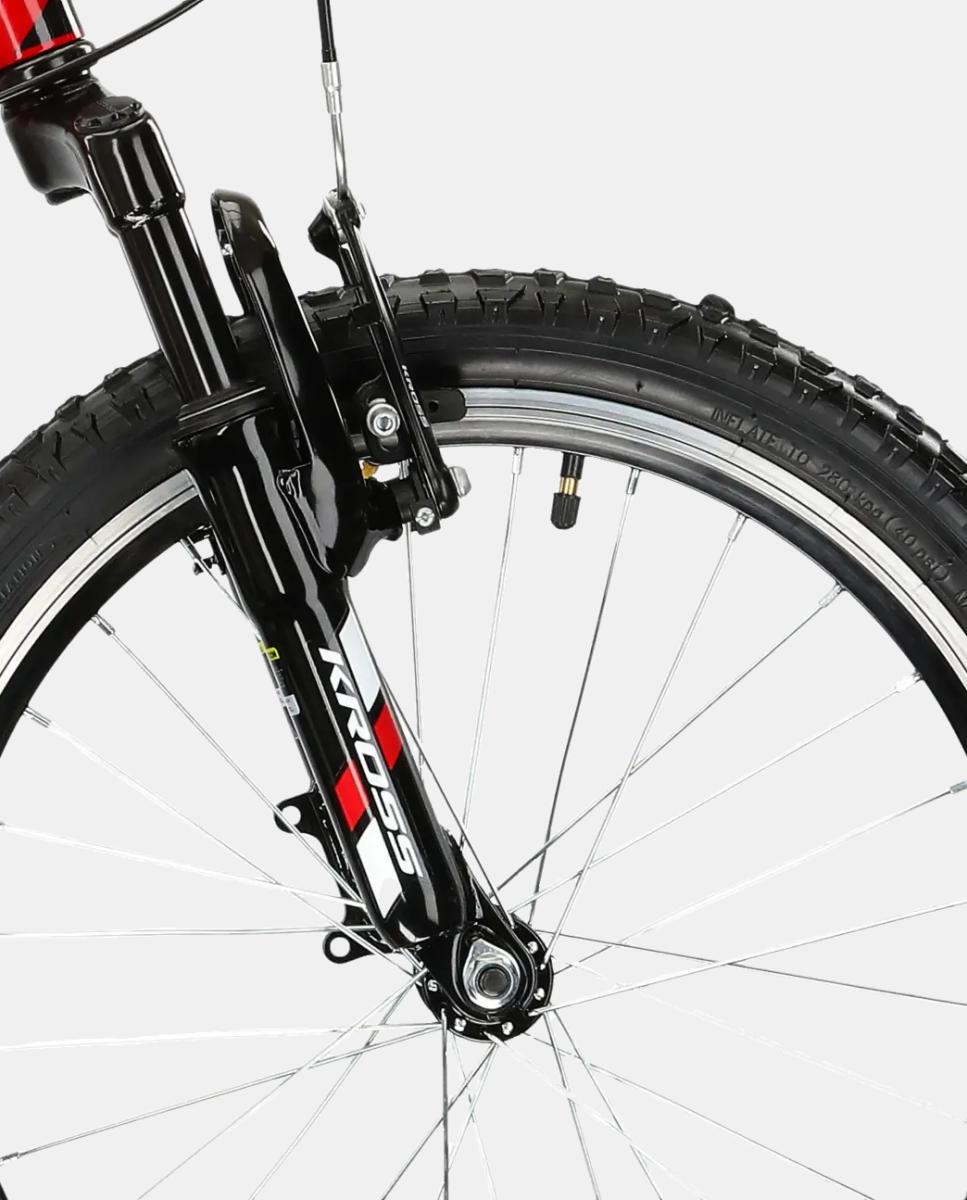 Imagen 4 de Bicicleta de infantil Level Mini 2.0 Kross - Amarillo / Negro Rojo / Negro