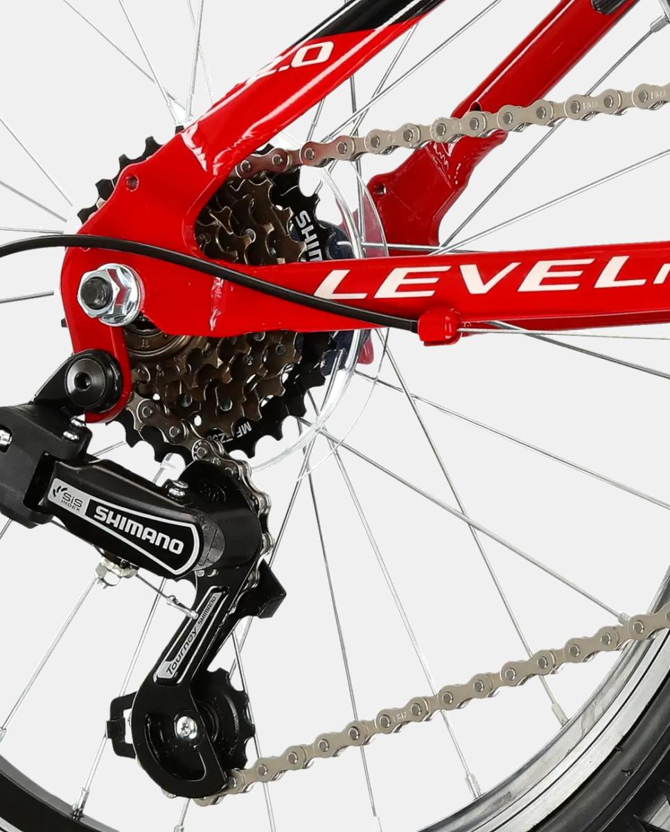 Imagen 7 de Bicicleta de infantil Level Mini 2.0 Kross - Amarillo / Negro Rojo / Negro