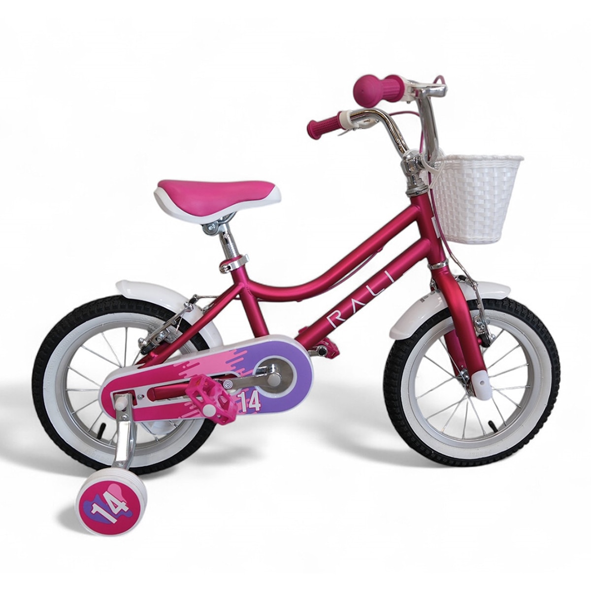 Bicicleta de niños MAL-14-P-4 Rali Rosa / Morado-1