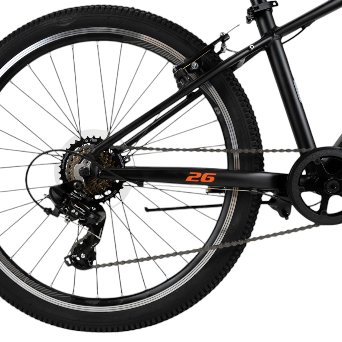 Bicicleta de Criança 26" Mtb Bkom Preto mate-5