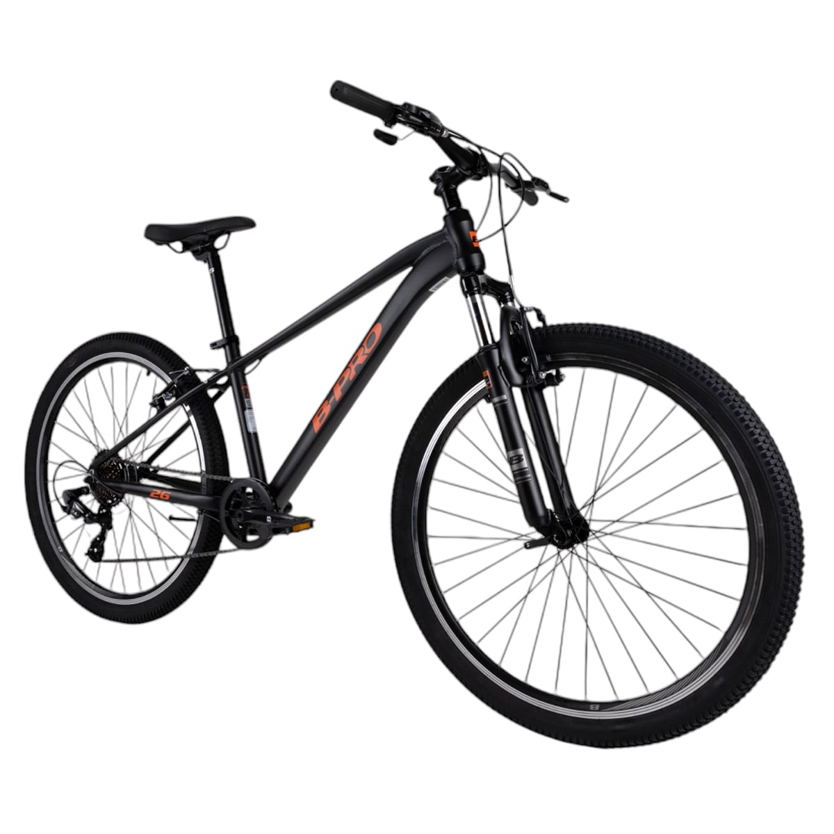 Bicicleta de Criança 26" Mtb Bkom Preto mate-13