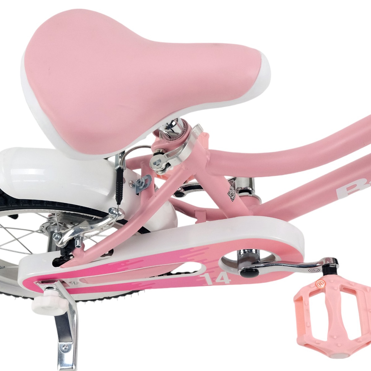 Bicicleta de Menina 14" Brose Infantil Rosa-pastel-6
