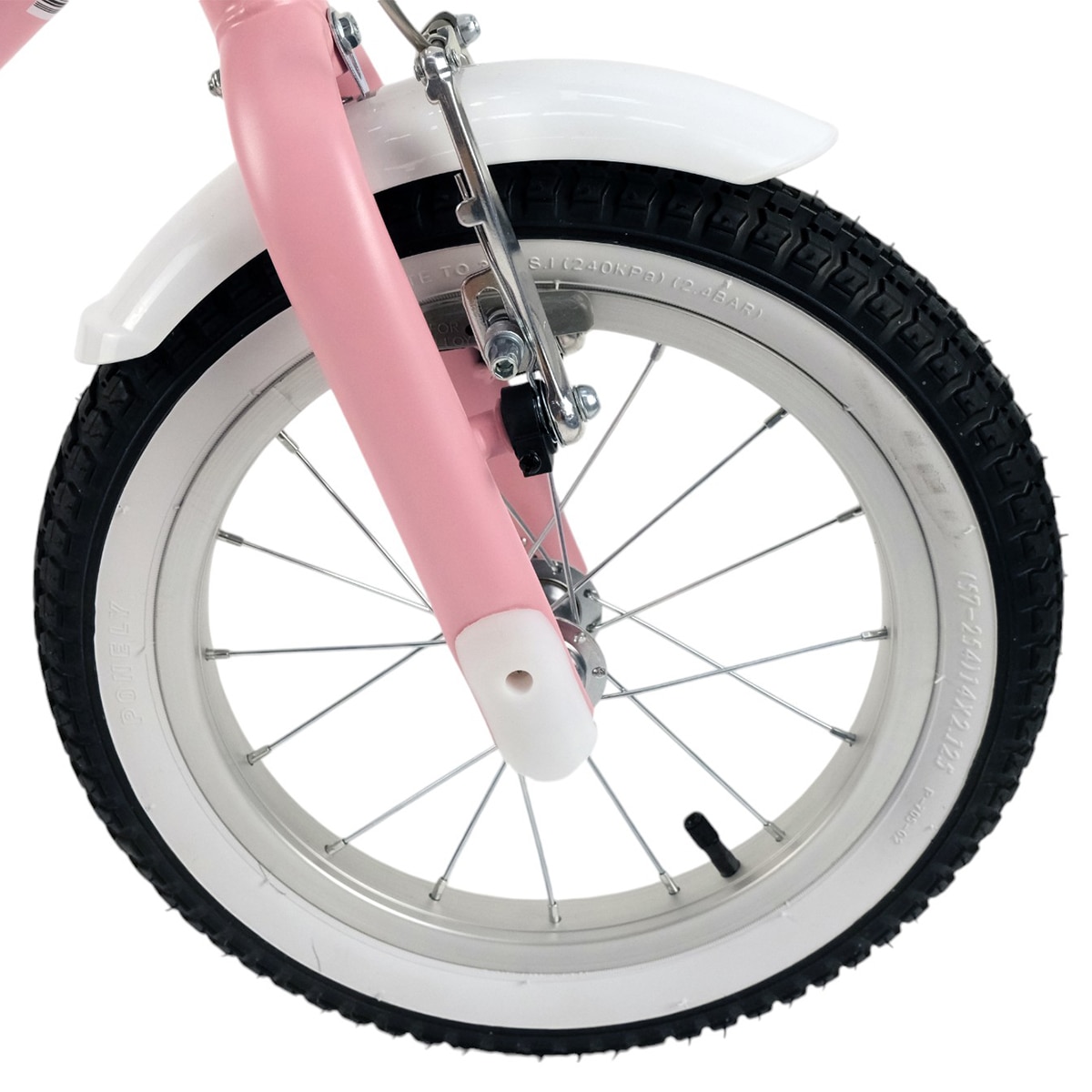Bicicleta de Menina 14" Brose Infantil Rosa-pastel-8