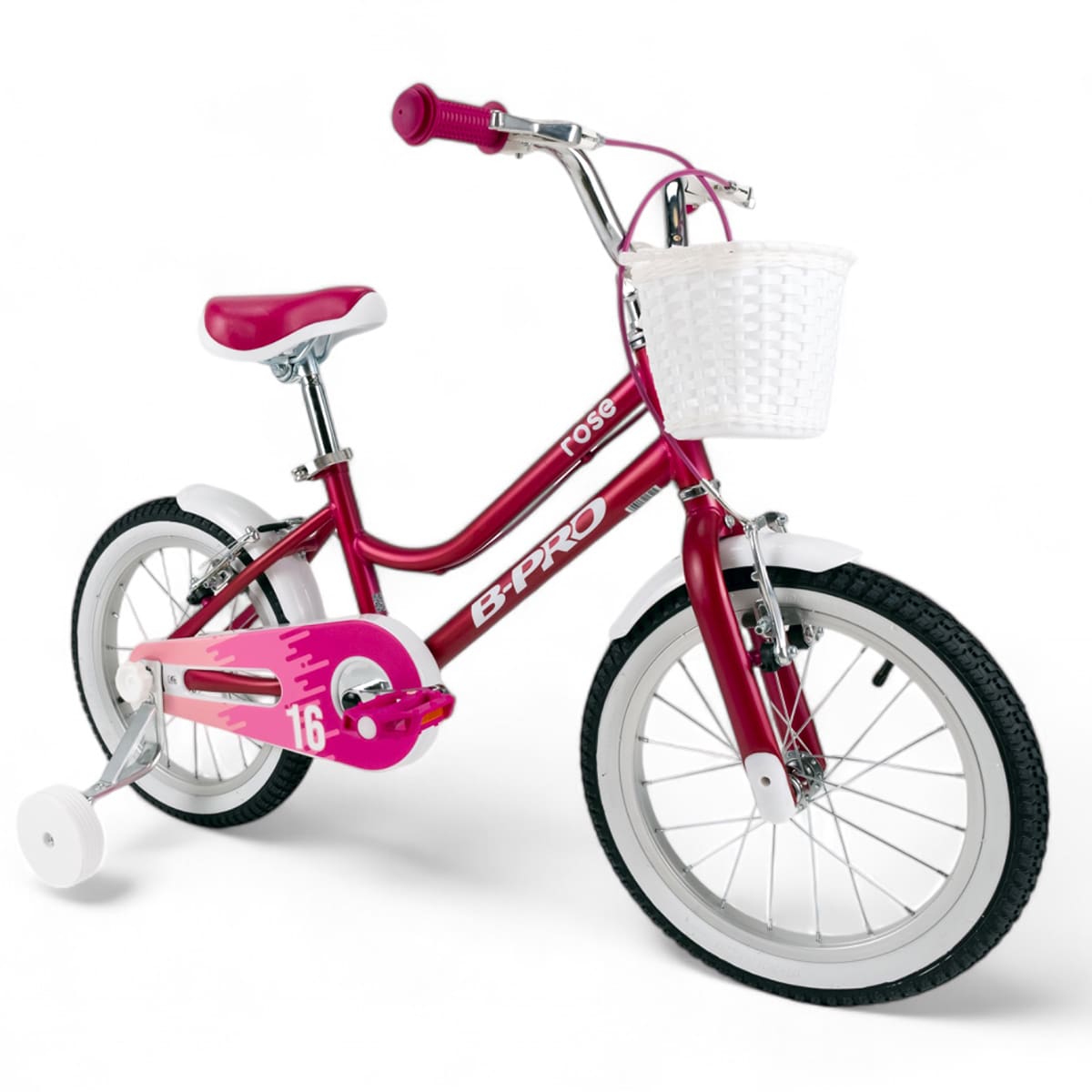 Bicicleta de Menina 16" Brose Infantil Rosa / Roxo-2