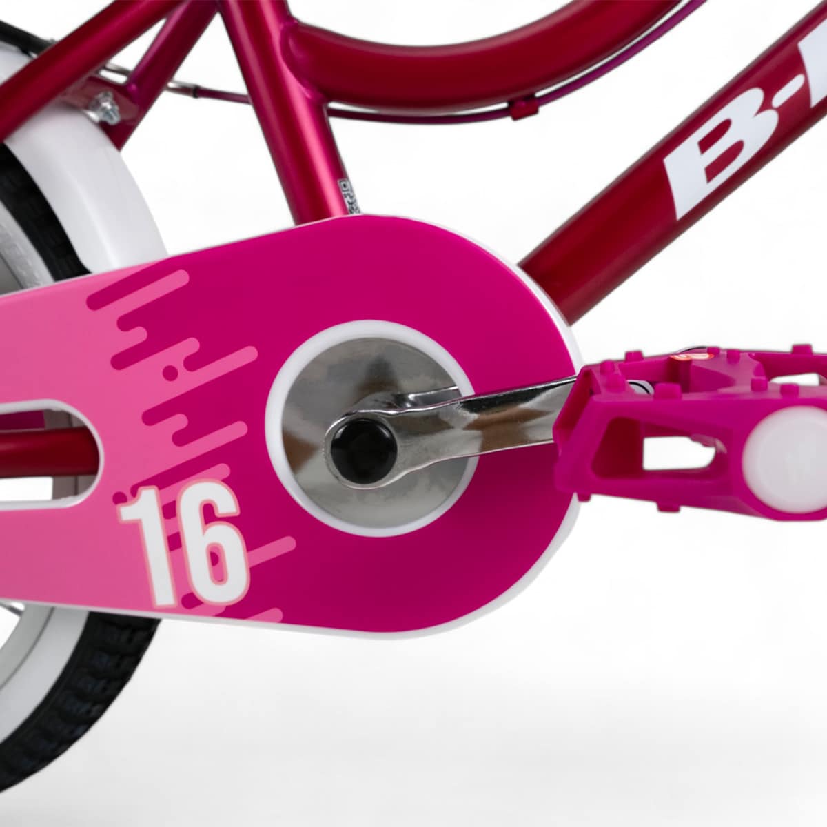 Bicicleta de Menina 16" Brose Infantil Rosa / Roxo-3
