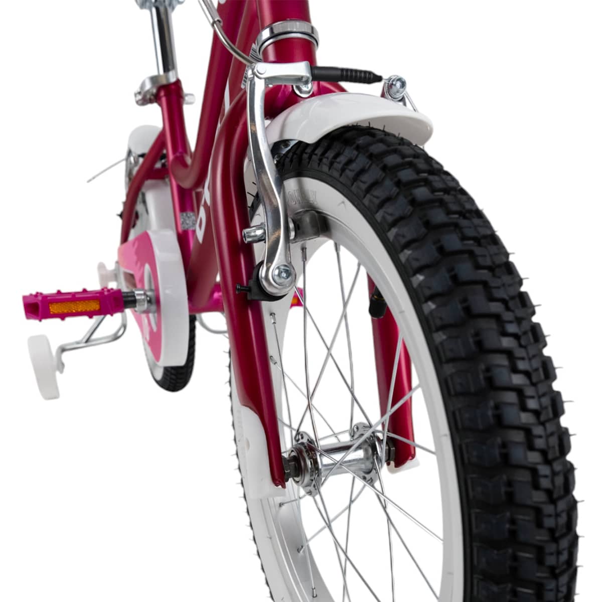 Bicicleta de Menina 16" Brose Infantil Rosa / Roxo-9