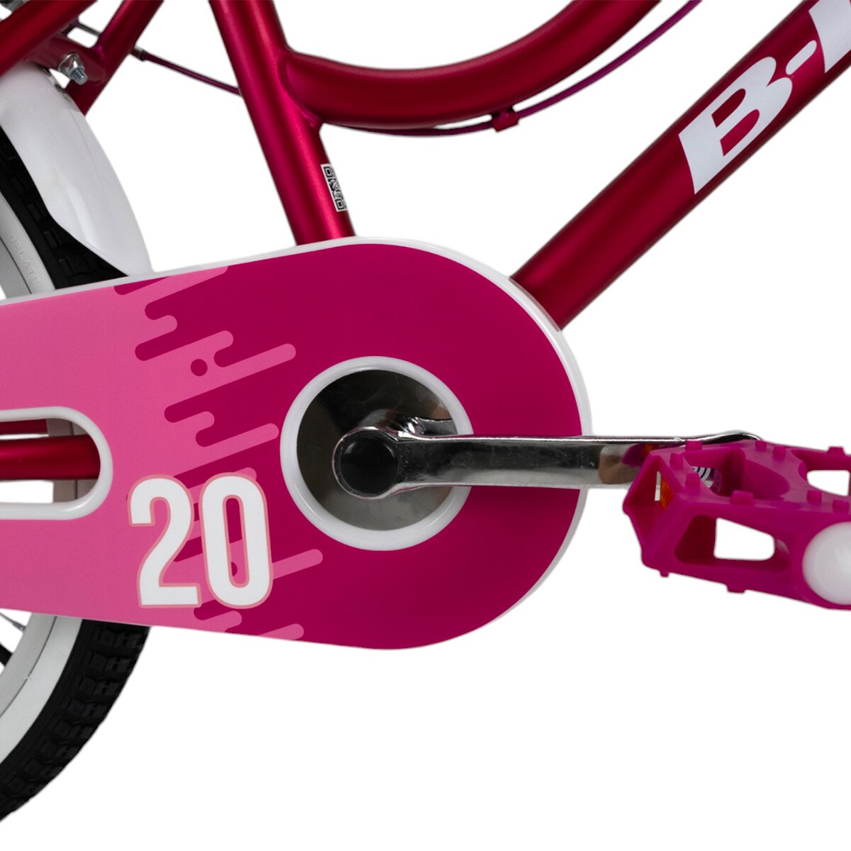 Bicicleta de Menina 20" Brose Infantil Rosa / Roxo-3