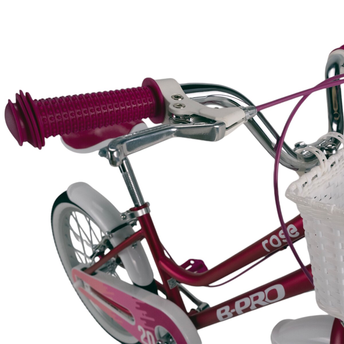 Bicicleta de Menina 20" Brose Infantil Rosa / Roxo-10