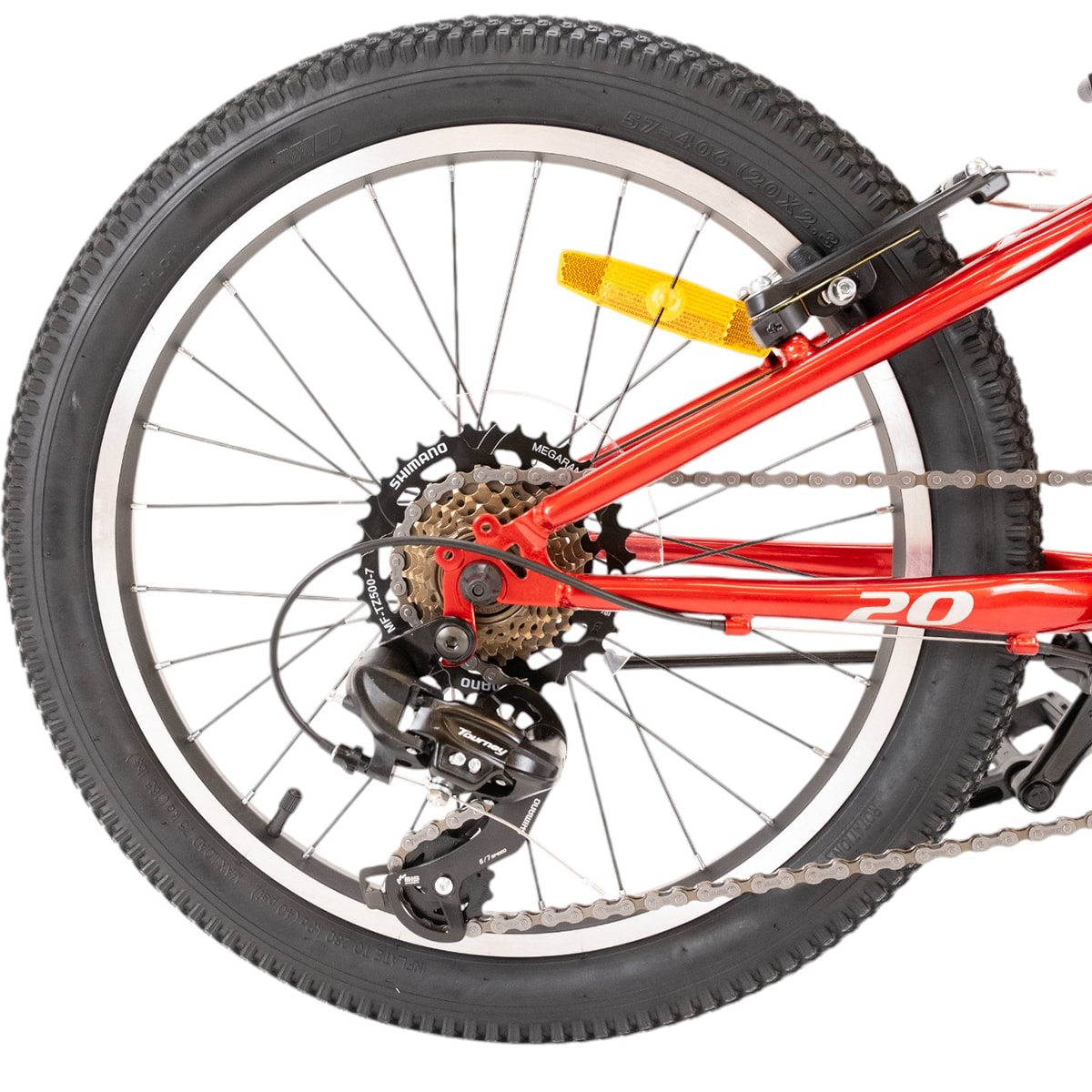Bicicleta de Criança 20" Mtb Bkom Vermelho-13