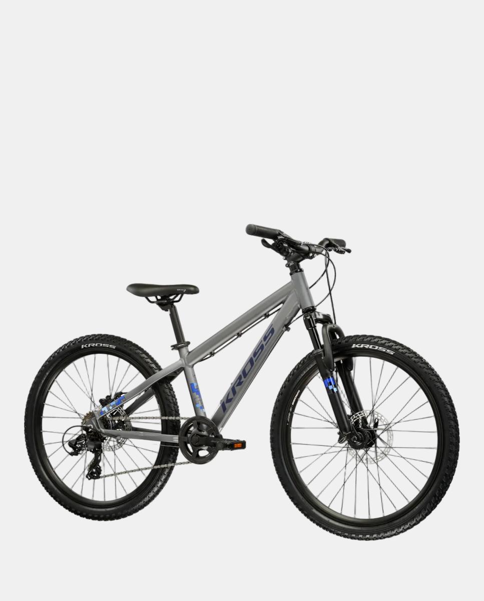 Bicicleta de junior Dust jr 1.0 DSC Kross - Gris / Azul Gris / Azul-3
