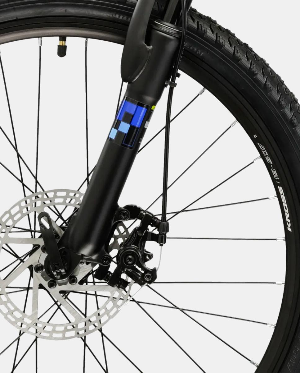 Bicicleta de junior Dust jr 1.0 DSC Kross - Gris / Azul Gris / Azul-8