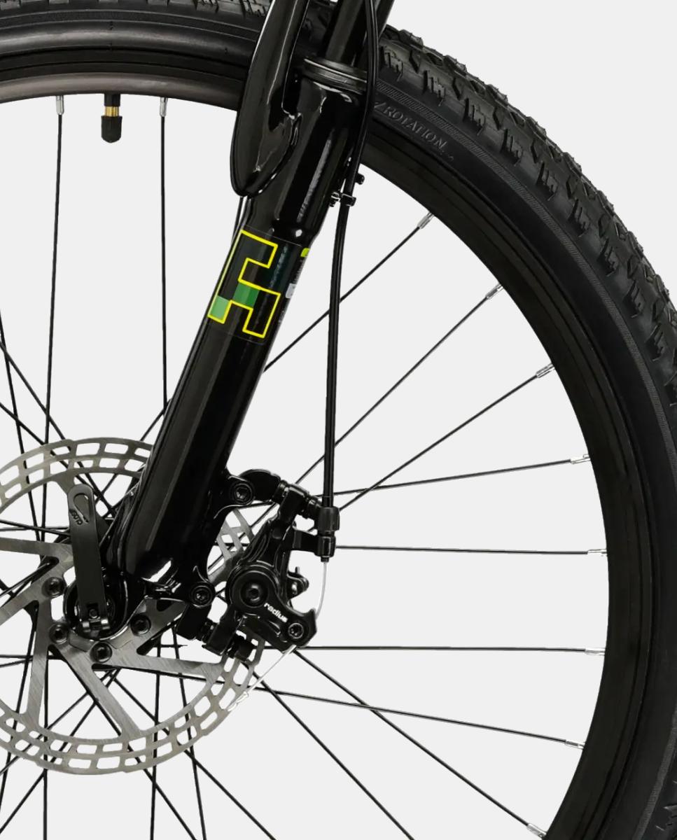 Bicicleta de junior Dust jr 1.0 DSC Kross - Verde fosforito Verde fosforito-7