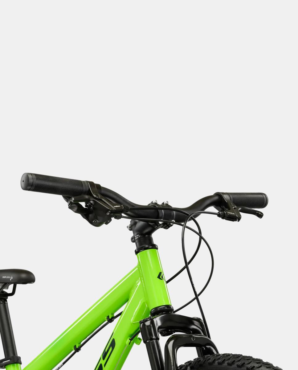 Bicicleta de junior Dust jr 1.0 DSC Kross - Verde fosforito Verde fosforito-10