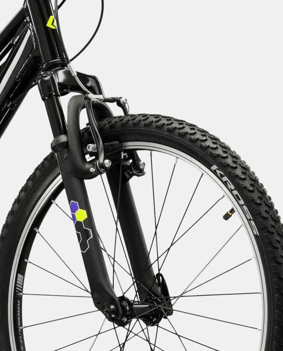 Bicicleta de junior Hexagon Jr 1.0 Kross - Negro / Amarillo Negro / Amarillo-6