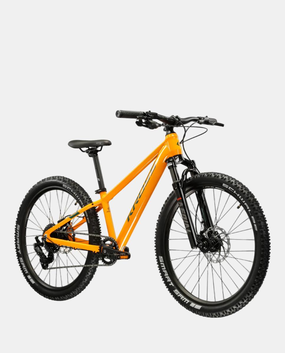 Bicicleta de junior Level Jr 4.0 Kross - Naranja / Verde Naranja / Verde-3