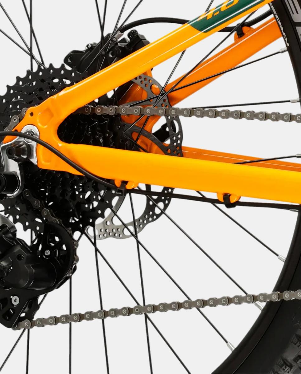 Bicicleta de junior Level Jr 4.0 Kross - Naranja / Verde Naranja / Verde-8