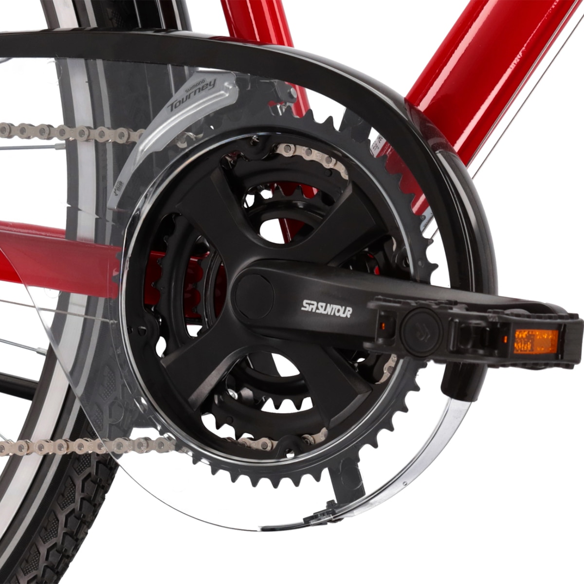 Bicicleta trekking Trans 3.0 28 Kross - Rojo Rojo-5