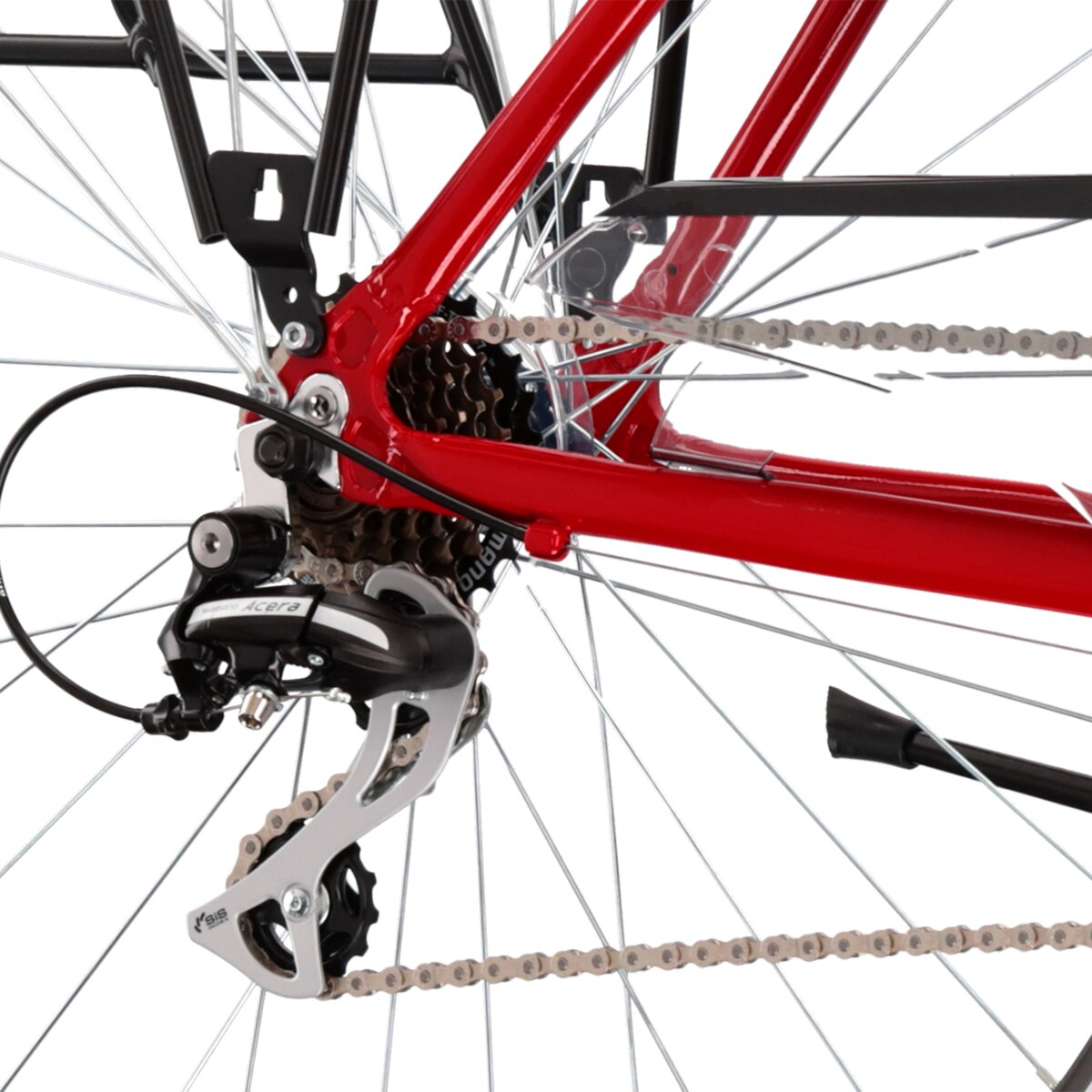 Bicicleta trekking Trans 3.0 28 Kross - Rojo Rojo-7