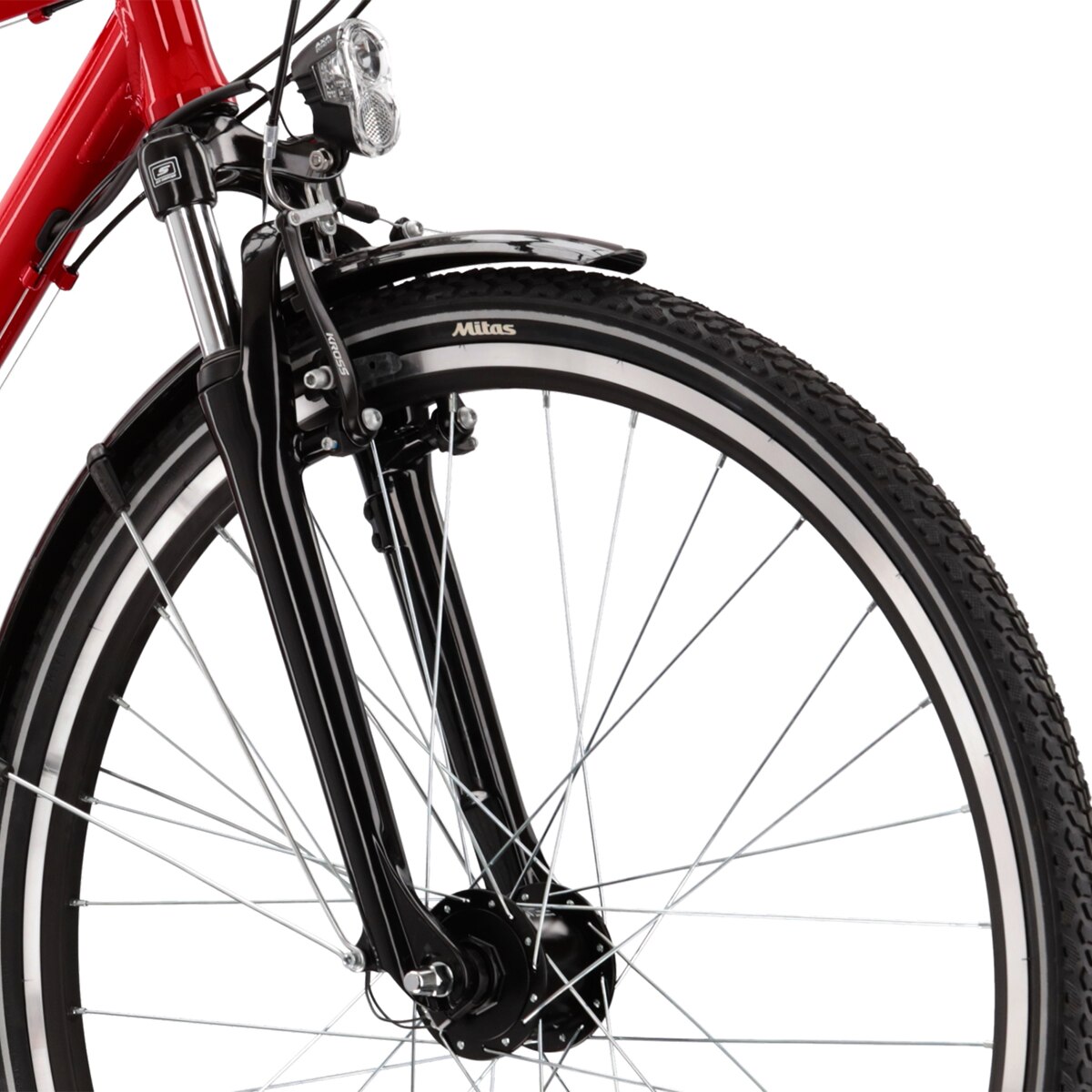 Bicicleta trekking Trans 3.0 28 Kross - Rojo Rojo-8