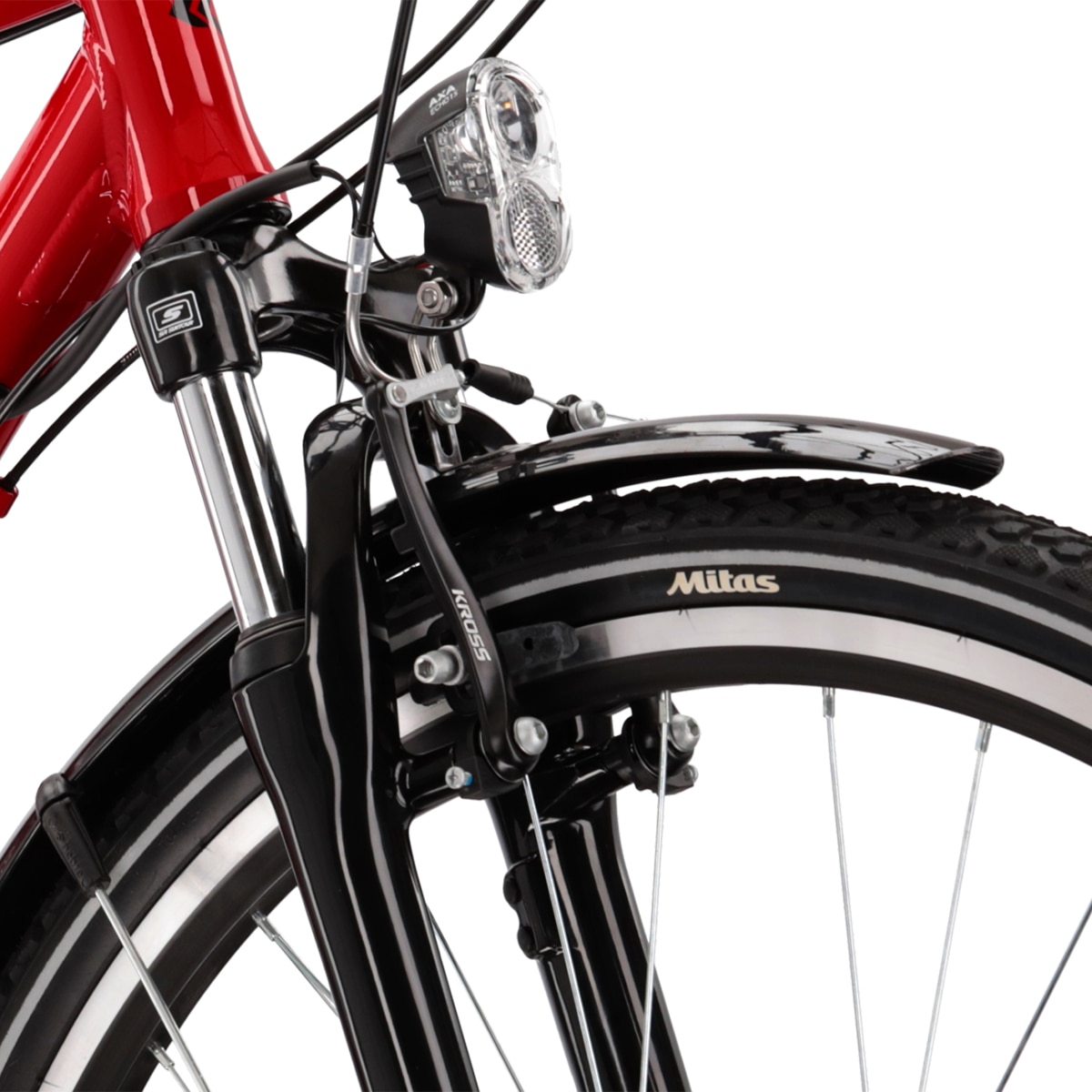 Bicicleta trekking Trans 3.0 28 Kross - Rojo Rojo-9
