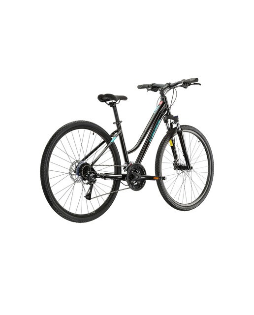 Imagen 2 de Bicicleta urbana/trekking de mujer Evado 5.0 28'' Kross - Negro Negro