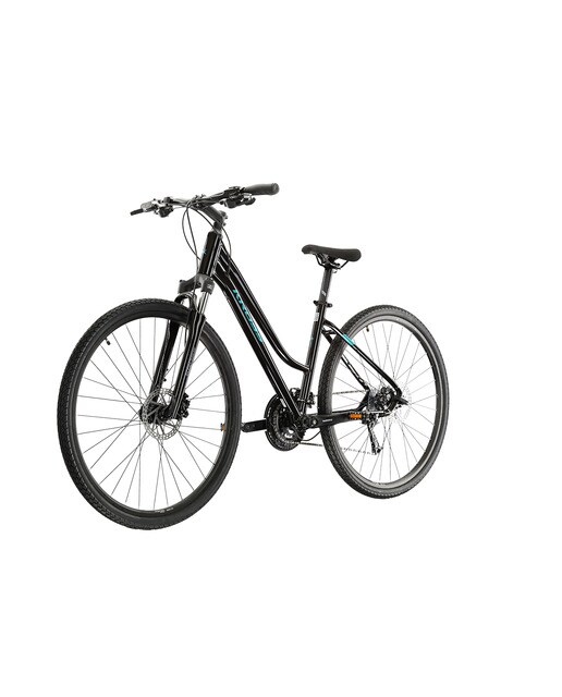 Imagen 7 de Bicicleta urbana/trekking de mujer Evado 5.0 28'' Kross - Negro Negro