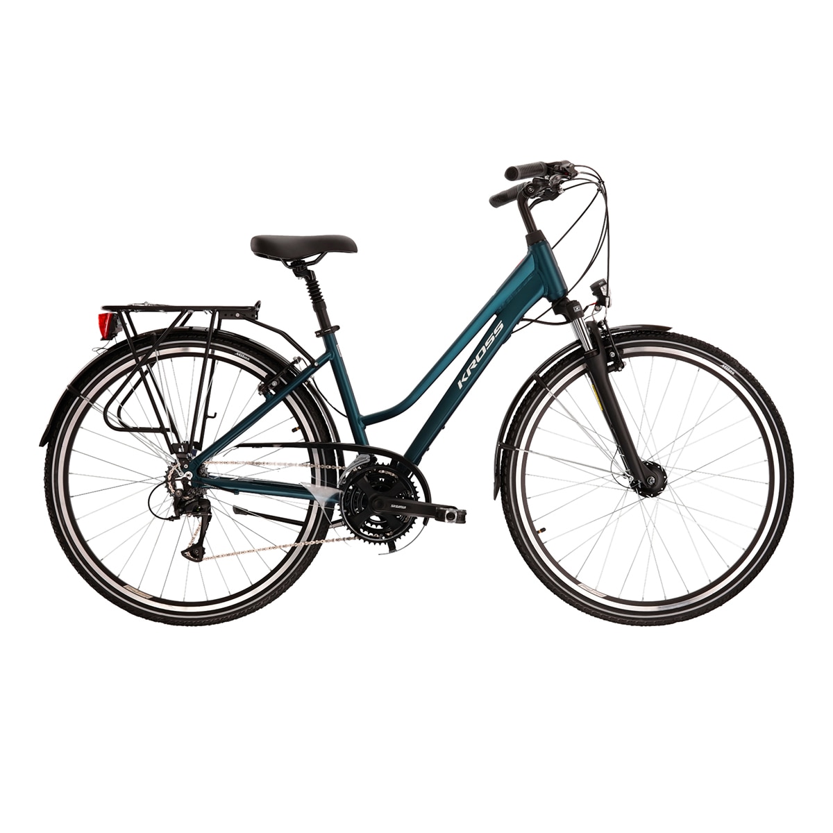 Kross - Bicicleta urbana-trekking de mujer Trans 4.0 28'' Kross.