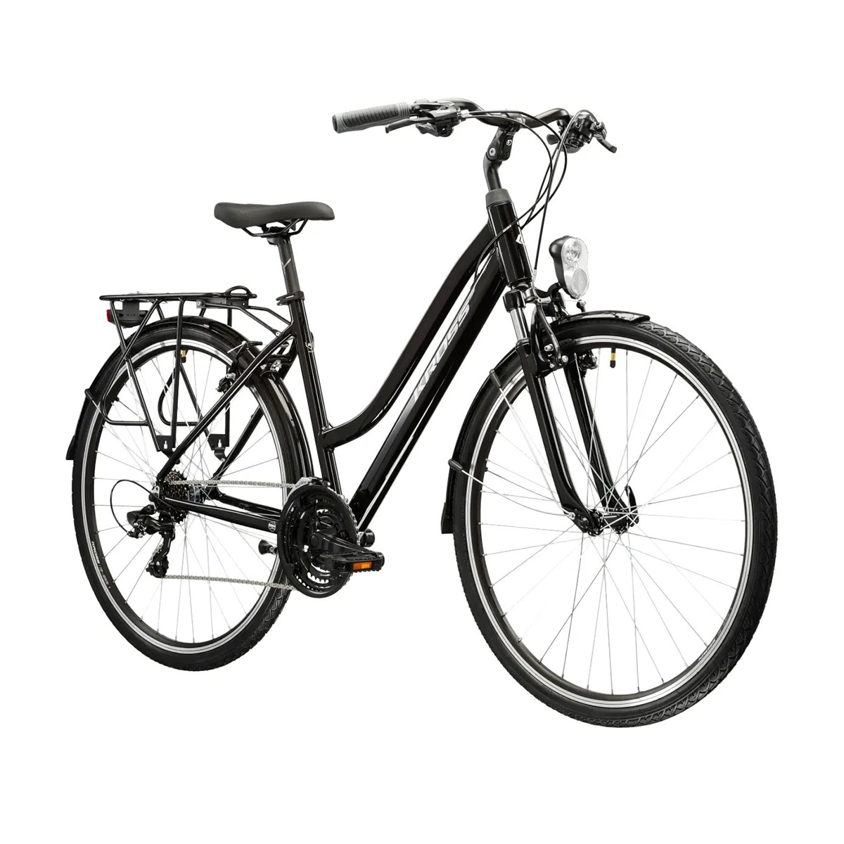 BICICLETA TREKKING MUJER TRANS 1.0 Kross - Plateado Plateado-6