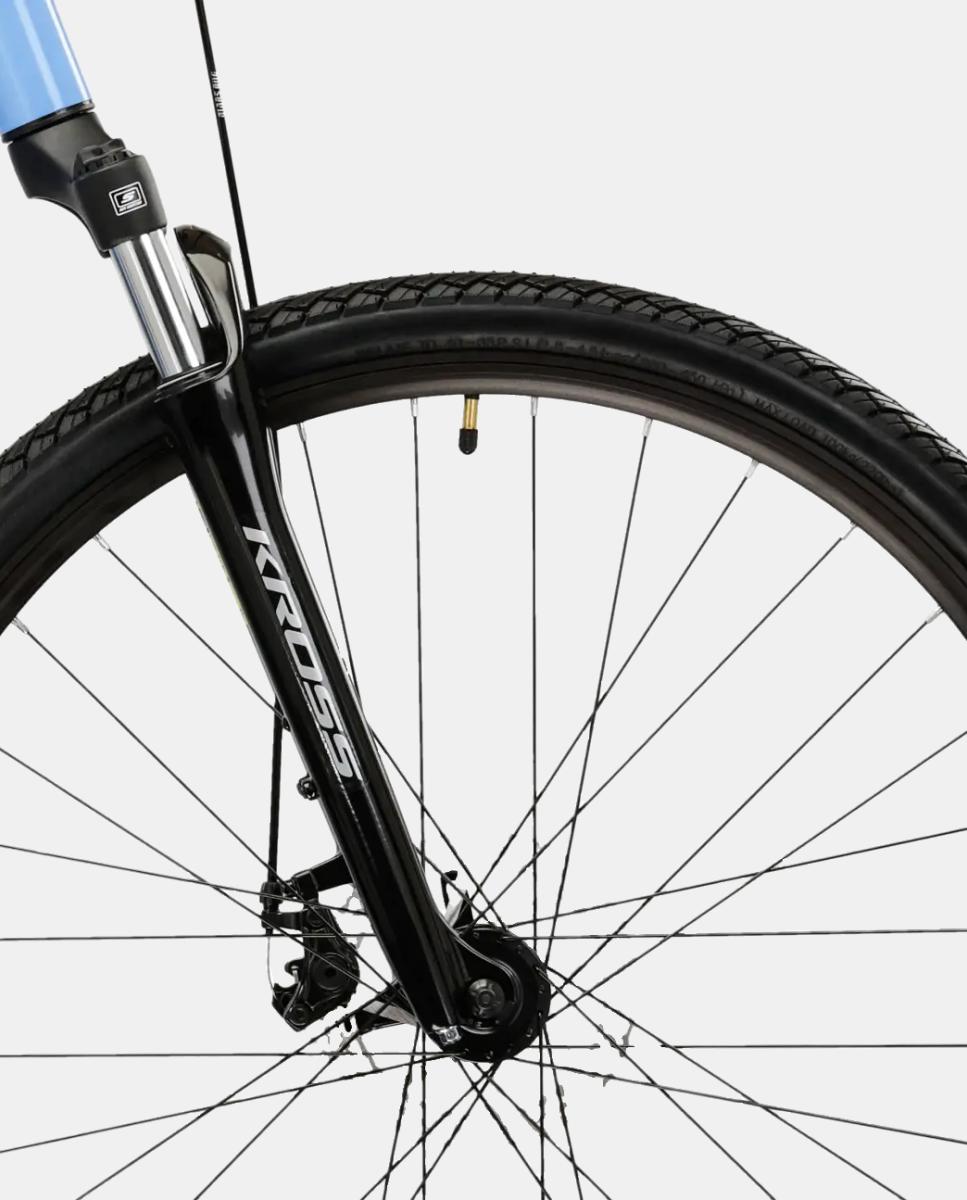 Imagen 5 de Bicicleta de Trekking de Mujer Evado 3.0 Kross - Azul / Blanco Azul / Blanco
