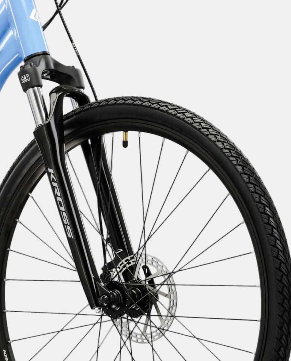Imagen 12 de Bicicleta de Trekking de Mujer Evado 3.0 Kross - Azul / Blanco Azul / Blanco