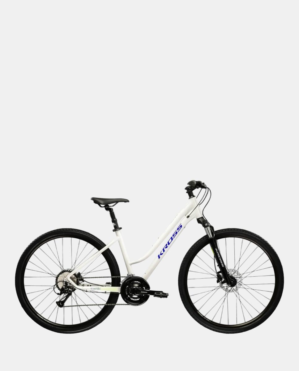 Bicicleta de Trekking de Mujer Evado 4.0 Kross - Gris / Azul Gris / Azul-1