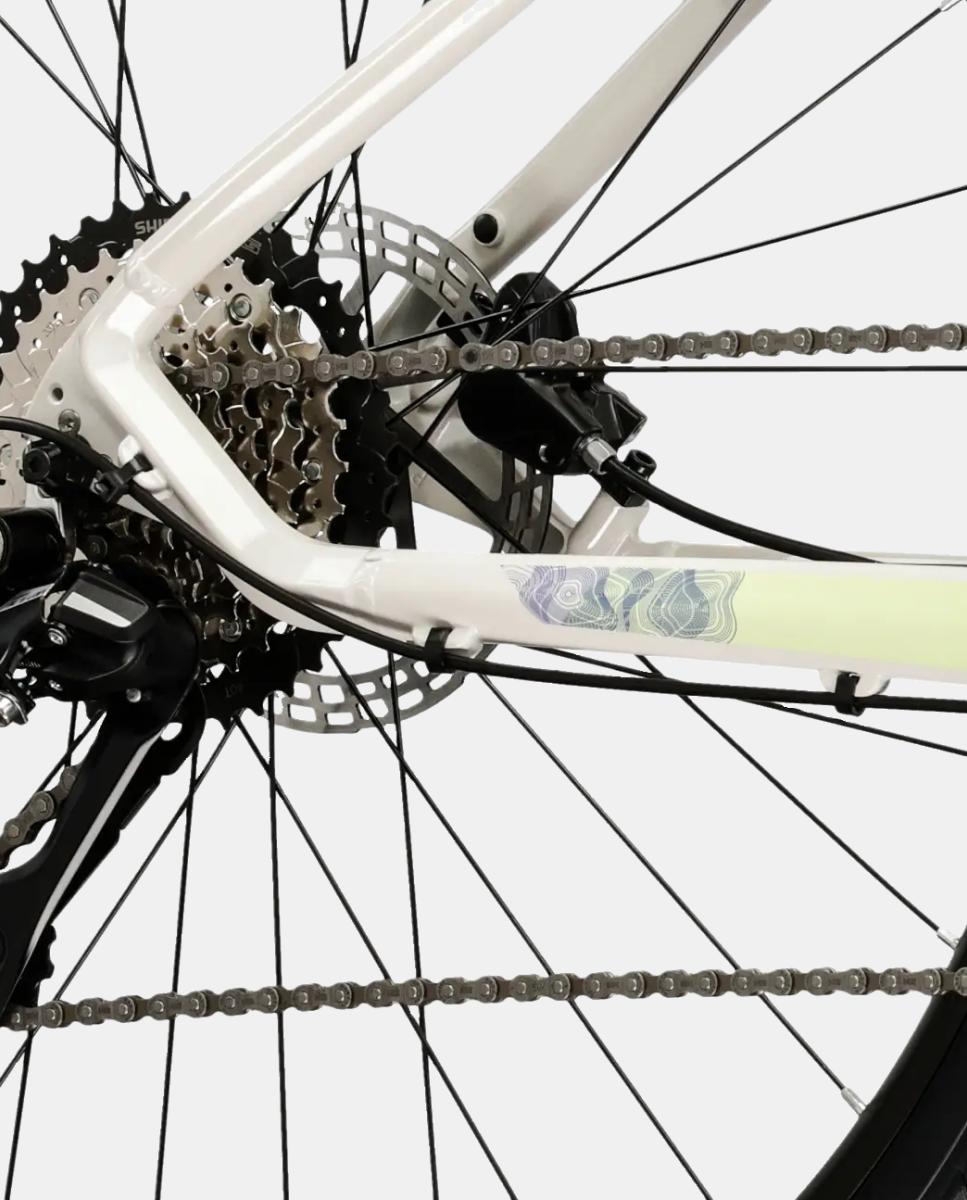 Bicicleta de Trekking de Mujer Evado 4.0 Kross - Gris / Azul Gris / Azul-2