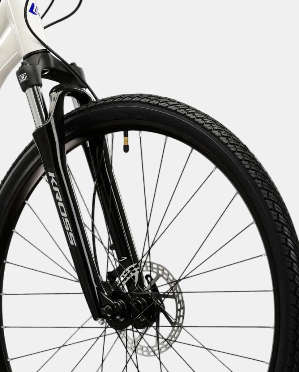 Bicicleta de Trekking de Mujer Evado 4.0 Kross - Gris / Azul Gris / Azul-5