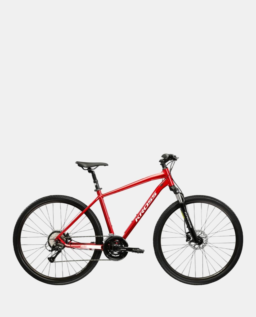 Bicicleta de Trekking de Hombre Evado 4.0 Kross - Vino Vino-1