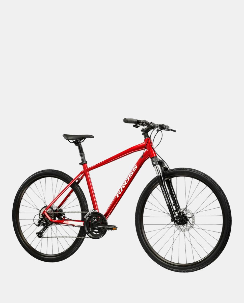 Bicicleta de Trekking de Hombre Evado 4.0 Kross - Vino Vino-5