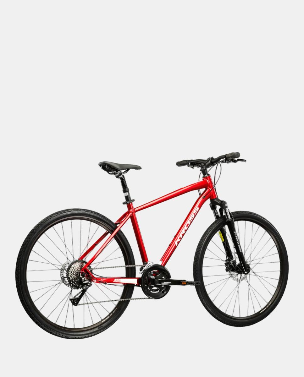 Bicicleta de Trekking de Hombre Evado 4.0 Kross - Vino Vino-6