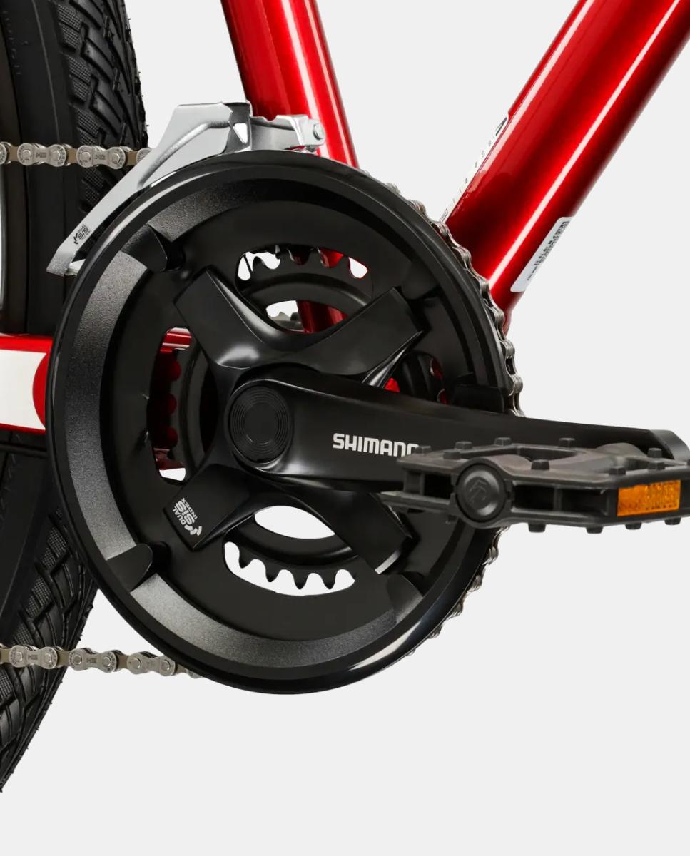 Bicicleta de Trekking de Hombre Evado 4.0 Kross - Vino Vino-9
