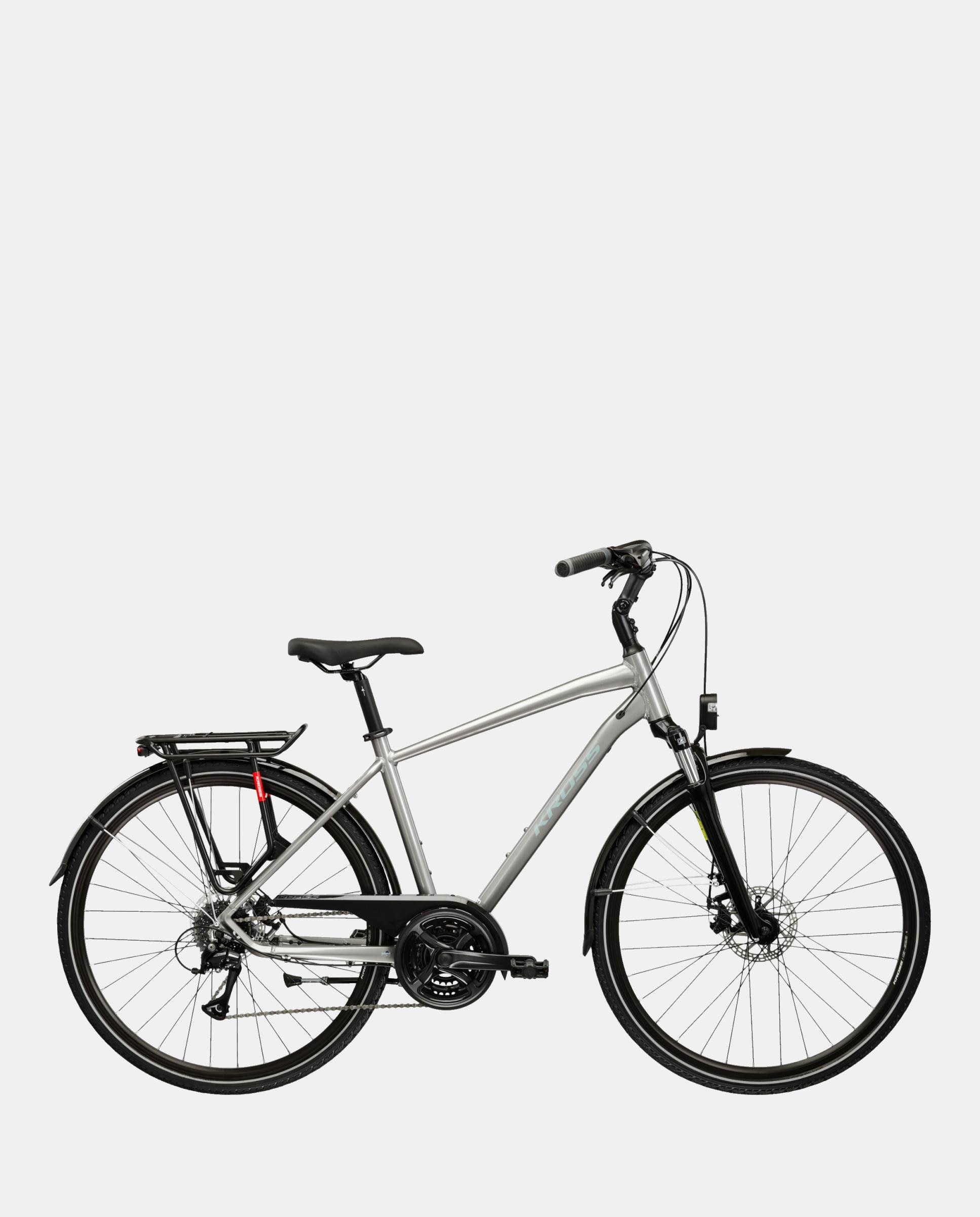 Bicicleta de Trekking de Hombre Trans 3.0 Kross - Plateado Plateado-1