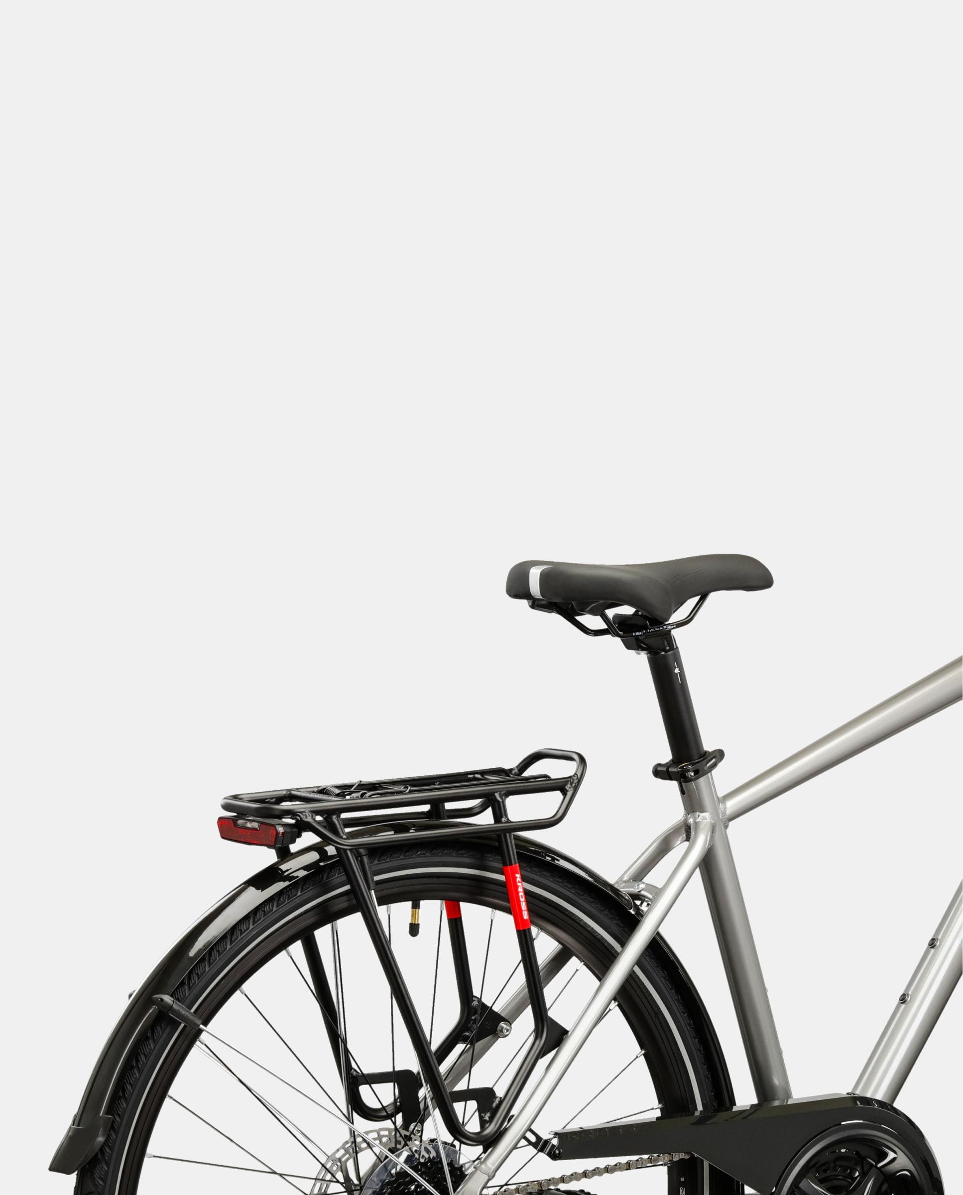 Bicicleta de Trekking de Hombre Trans 3.0 Kross - Plateado Plateado-3