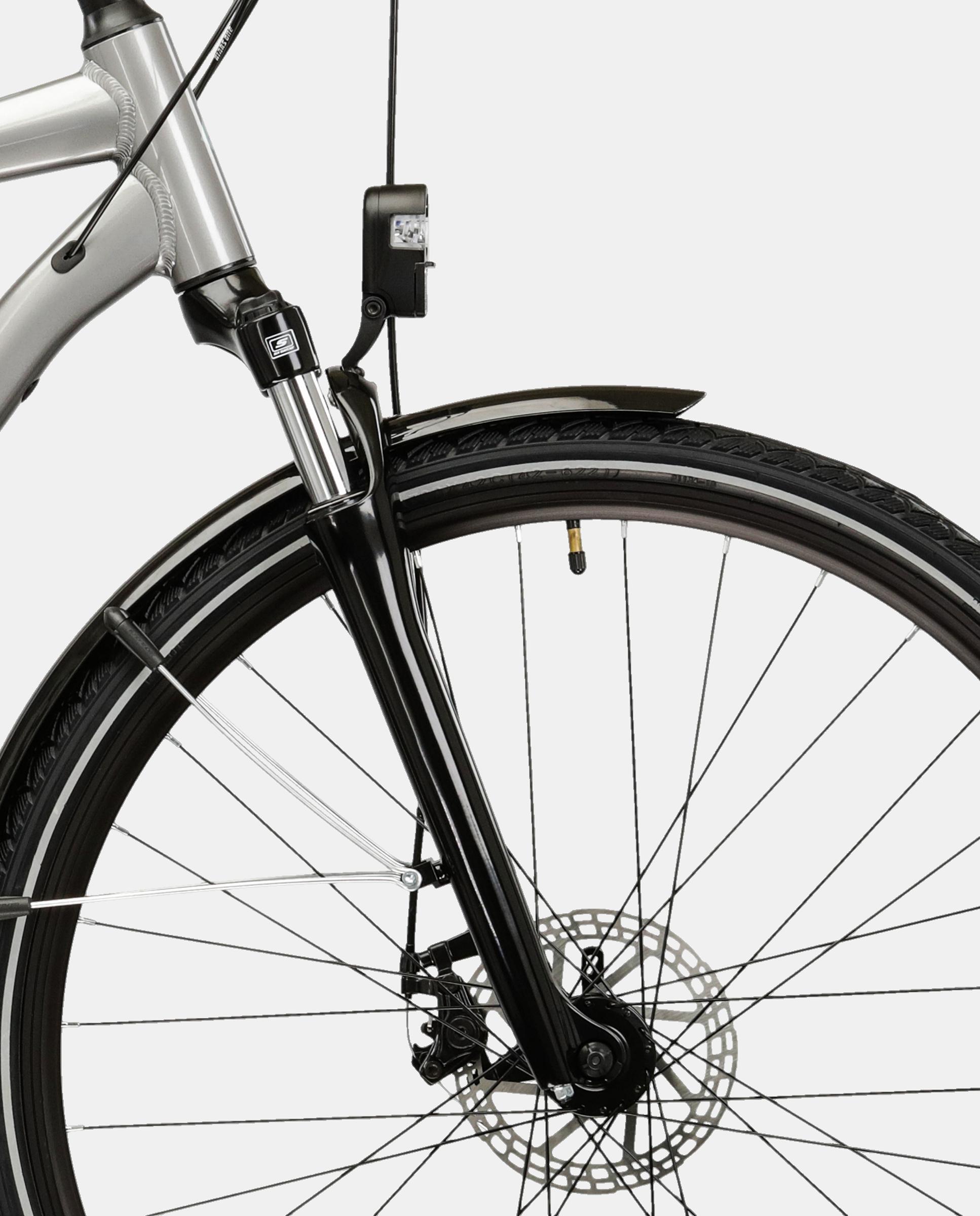 Bicicleta de Trekking de Hombre Trans 3.0 Kross - Plateado Plateado-6