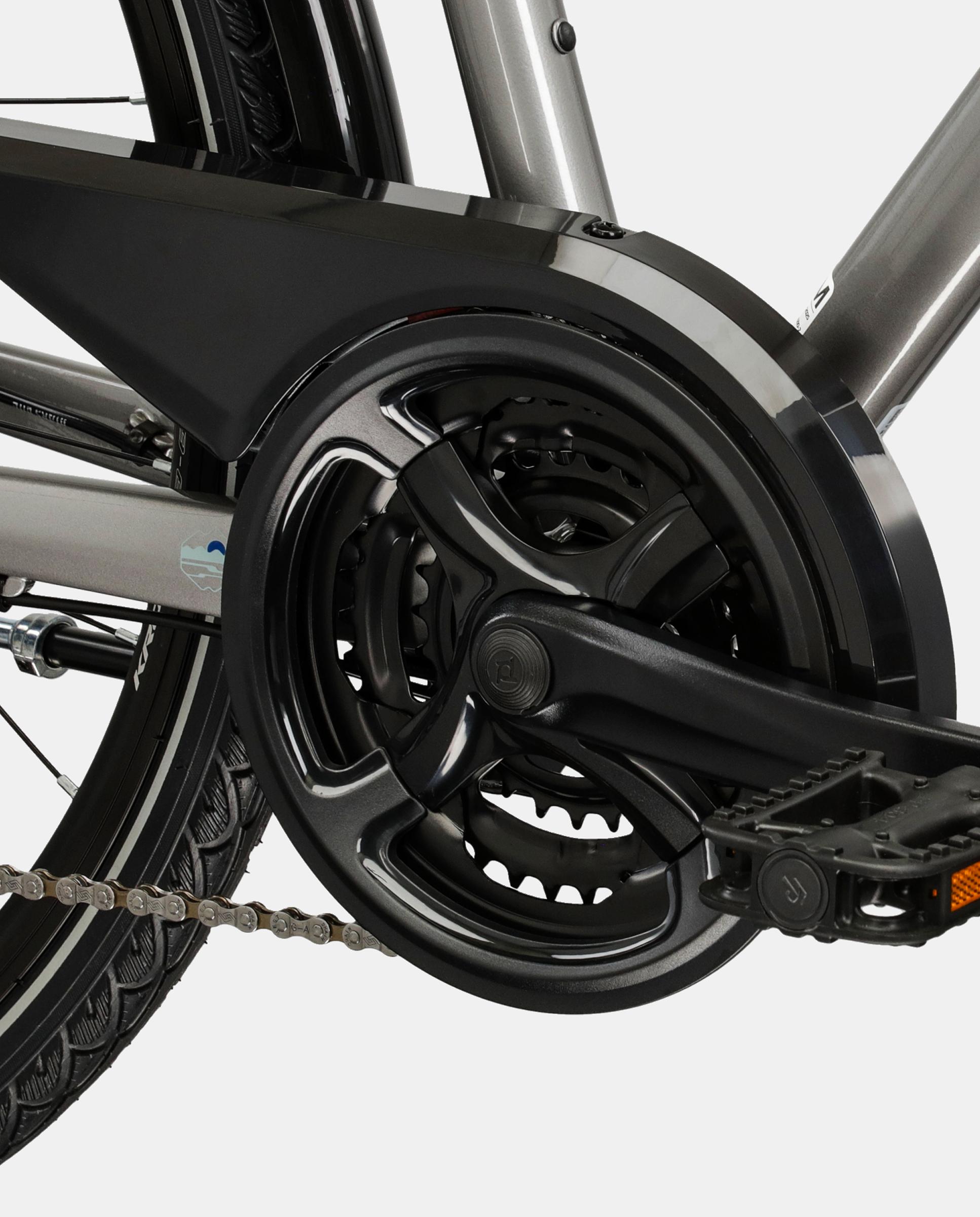 Bicicleta de Trekking de Hombre Trans 3.0 Kross - Plateado Plateado-8