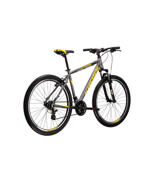 Bicicleta de montaña Hexagon 2.0 26'' Kross - Gris / Amarillo Gris / Amarillo-2