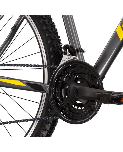 Bicicleta de montaña Hexagon 2.0 26'' Kross - Gris / Amarillo Gris / Amarillo-5
