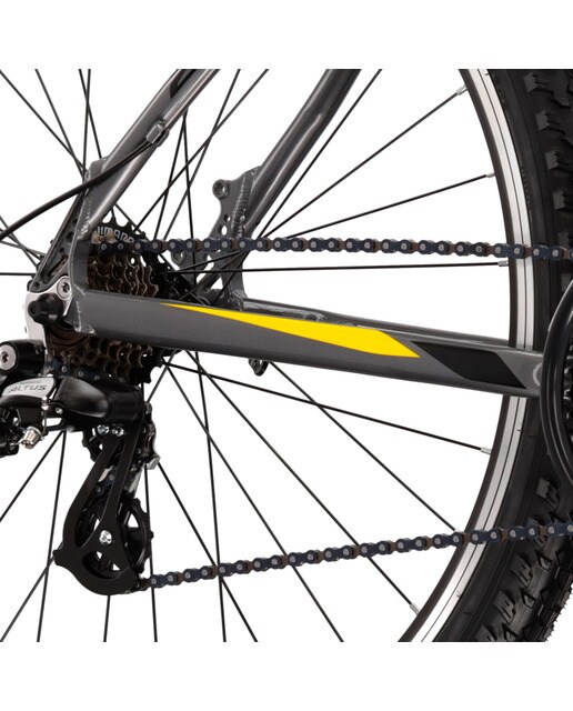 Bicicleta de montaña Hexagon 2.0 26'' Kross - Gris / Amarillo Gris / Amarillo-6