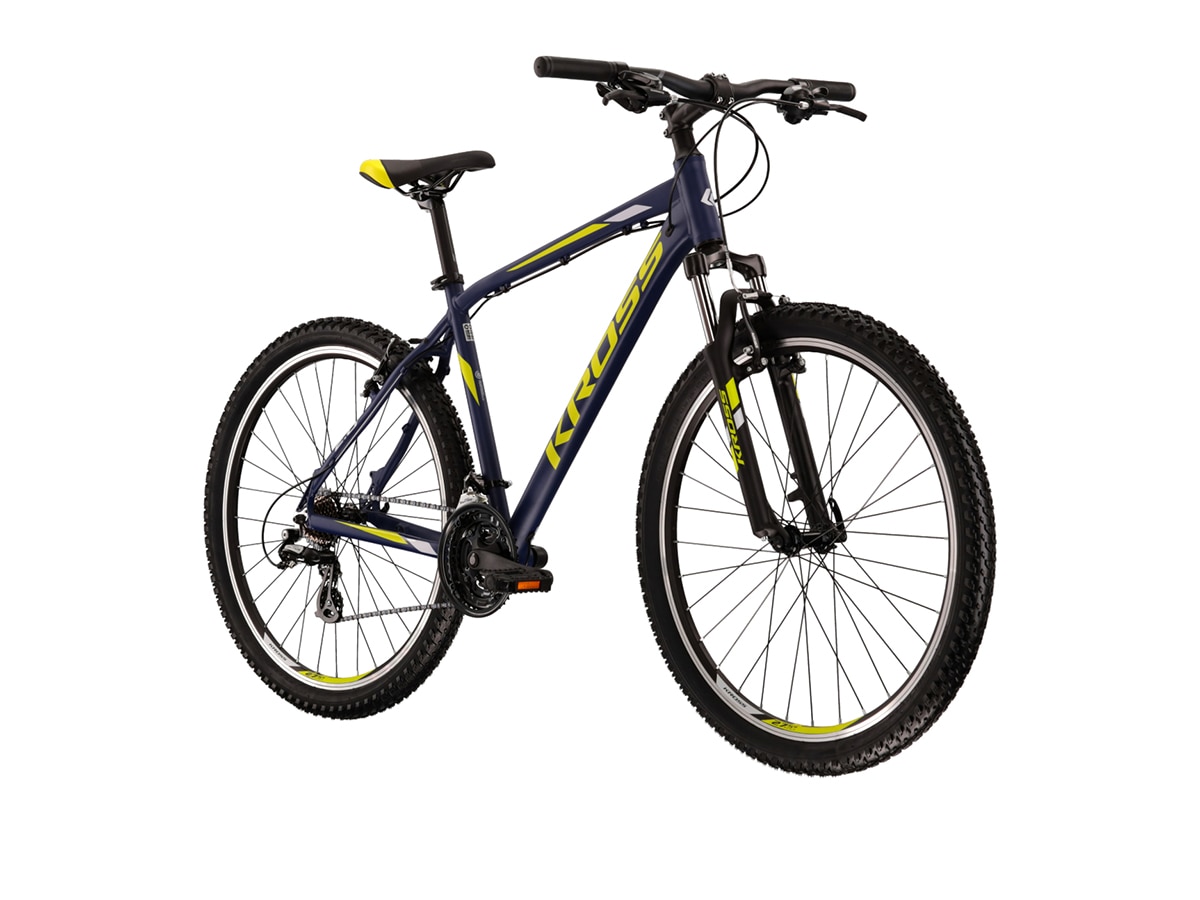 Bicicleta de montaña Hexagon 2.0 26'' Kross - Azul marino / Amarillo Azul marino / Amarillo-3